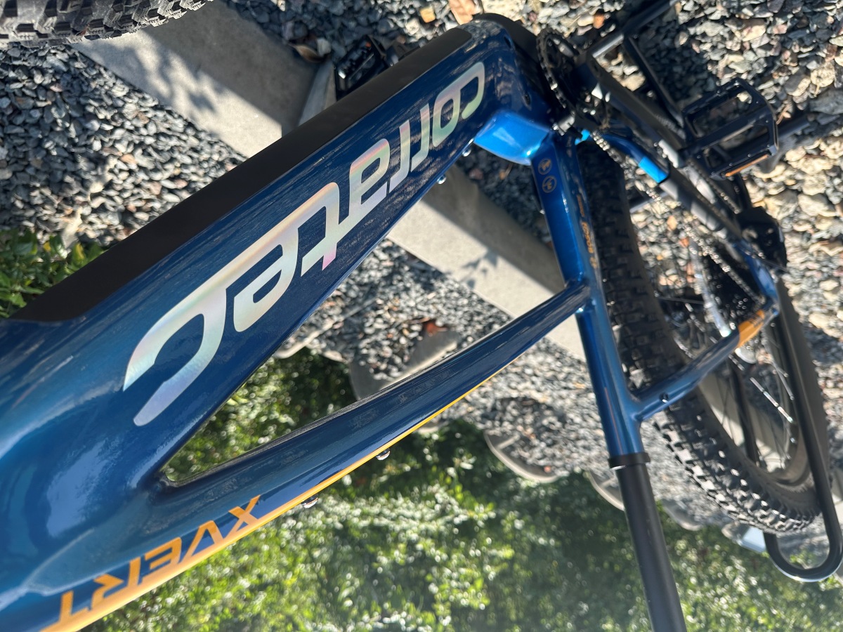 Women's mountain e-bike CORRATEC E-Power X Vert Race Trapez